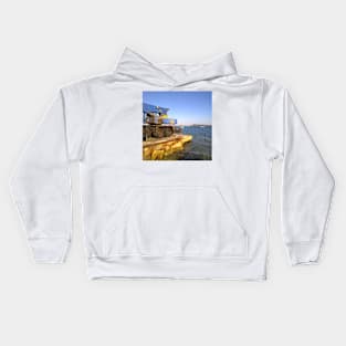 Old Crane opposite from St. Tropez Kids Hoodie